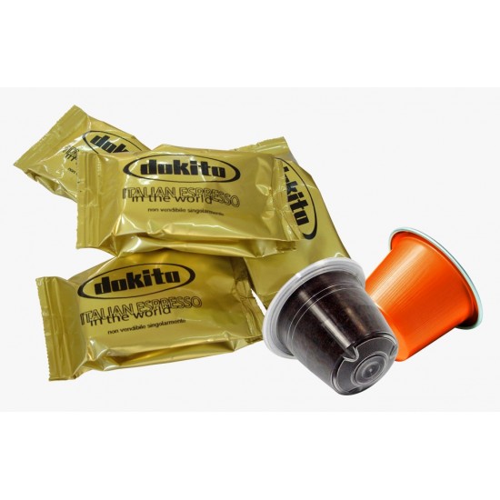 DOKITO - Espresso capsules  - Silver - 10pcs 